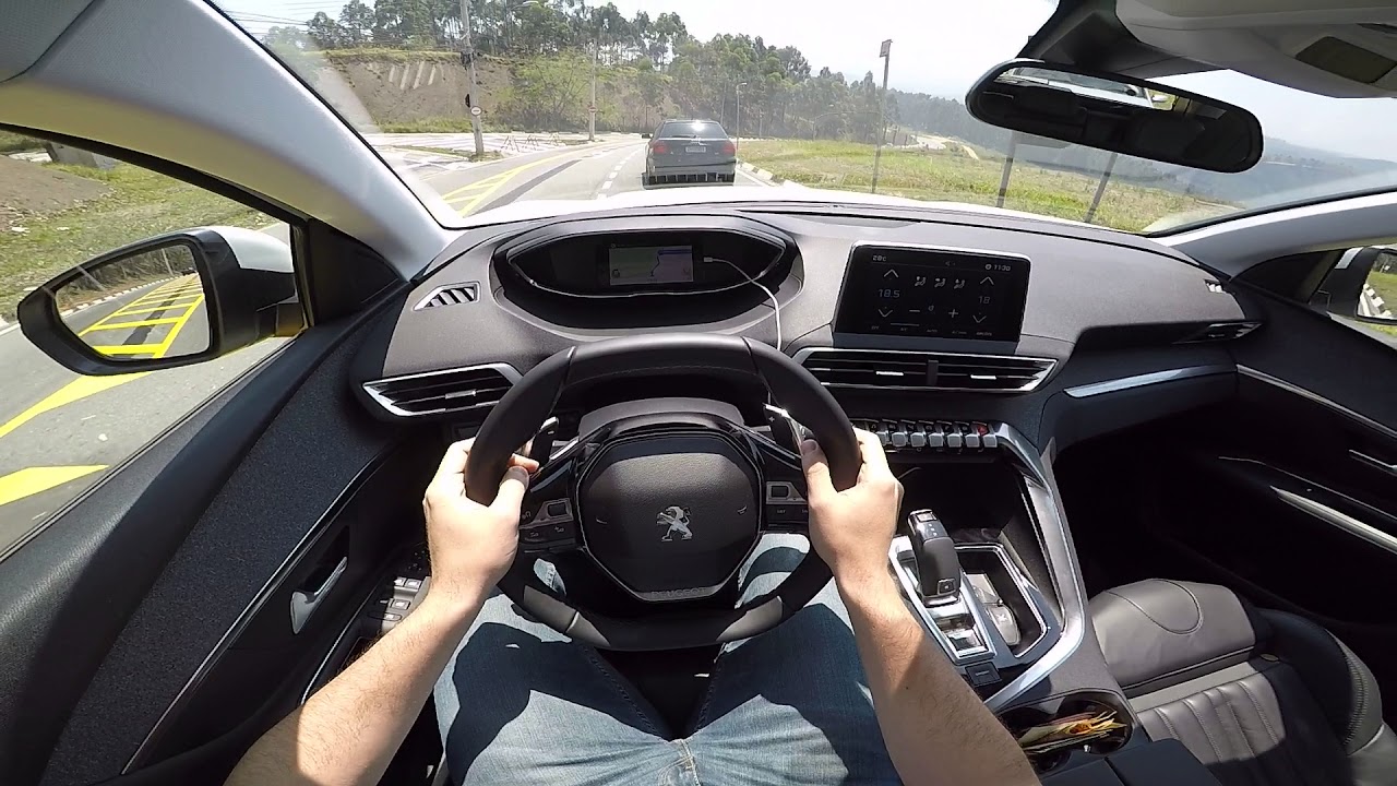 PEUGEOT 3008 1.6 THP TURBO 2017 | TEST DRIVE ONBOARD POV GOPRO NO CAMPO DE PROVAS DO TOP SPEED