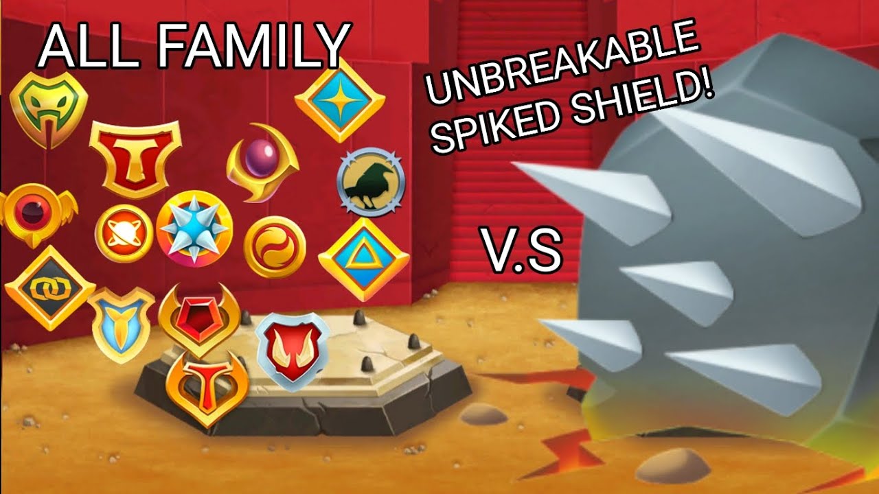 THIS SHIELD IS UNBREAKABLE! Dragon City Review: All Family VS Spiked Shield of Spiked Raptor Dragon!
