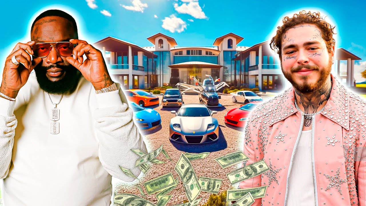 Rick Ross ou Post Malone: qual rapper tem a vida mais luxuosa?
