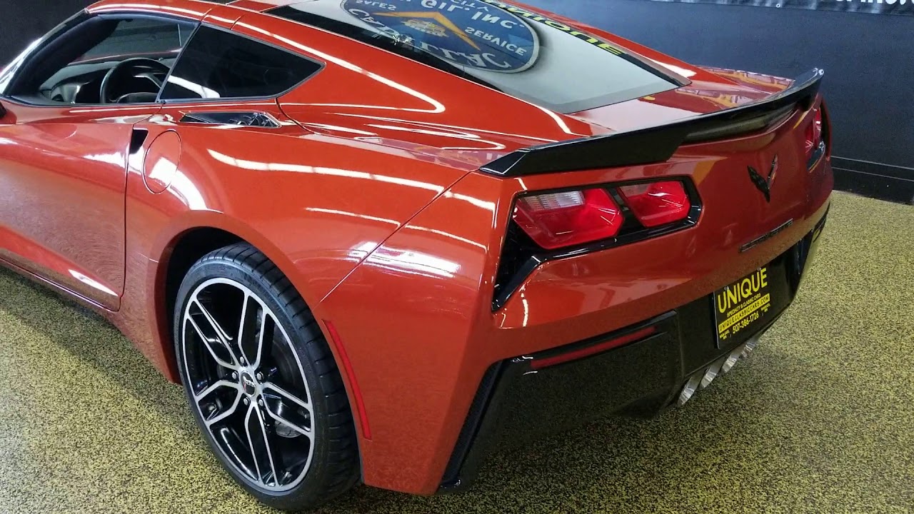 2015 Chevrolet Corvette Z51 Daytona Sunrise Orange Coupe for sale