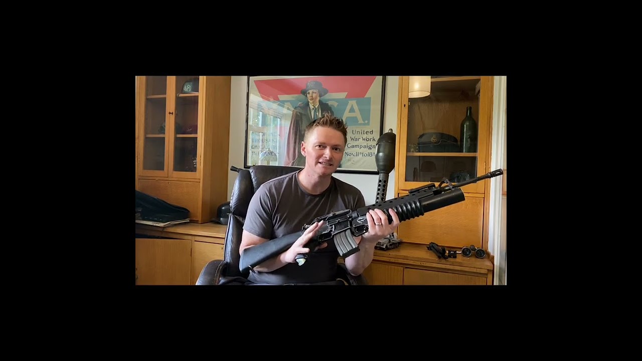 M16A1 Assault Rifle and the M203 launcher 