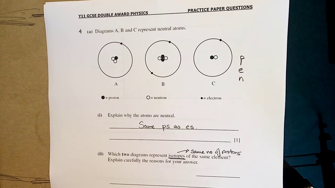 Double Award Science Physics Unit 1 Higher Tier Paper 3 Part 1/2