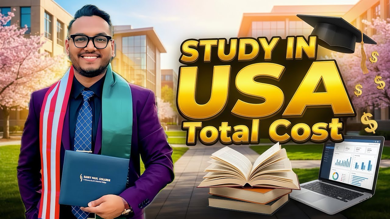আমেরিকায় স্টুডেন্ট ভিসায় যেতে মোট কত টাকা লাগে? | TOTAL COSTING OF USA STUDENT VISA