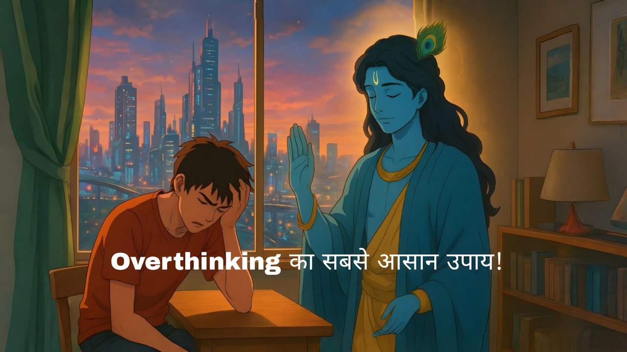 Overthinking Kaise Band Karein? 🤯 Gita's 3 Powerful Techniques 