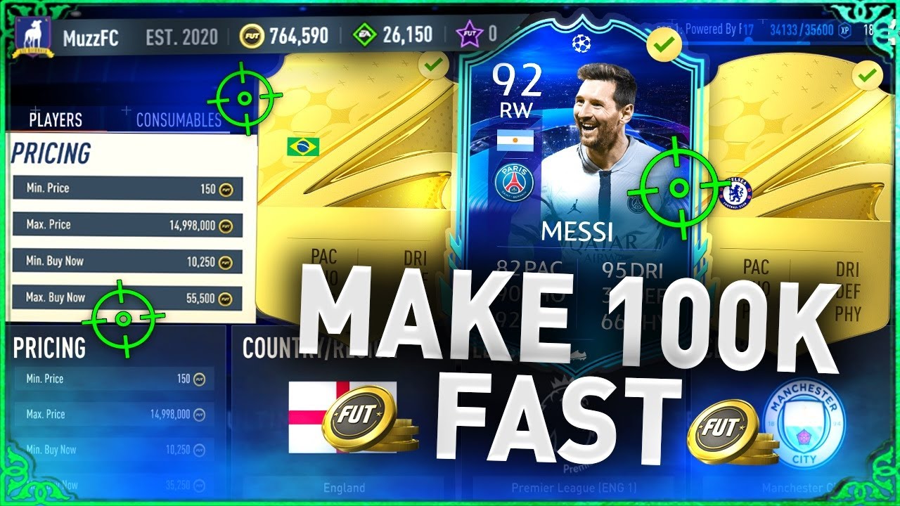 Make 100K FAST with These Sniping Filters.. 😱 #FIFA23