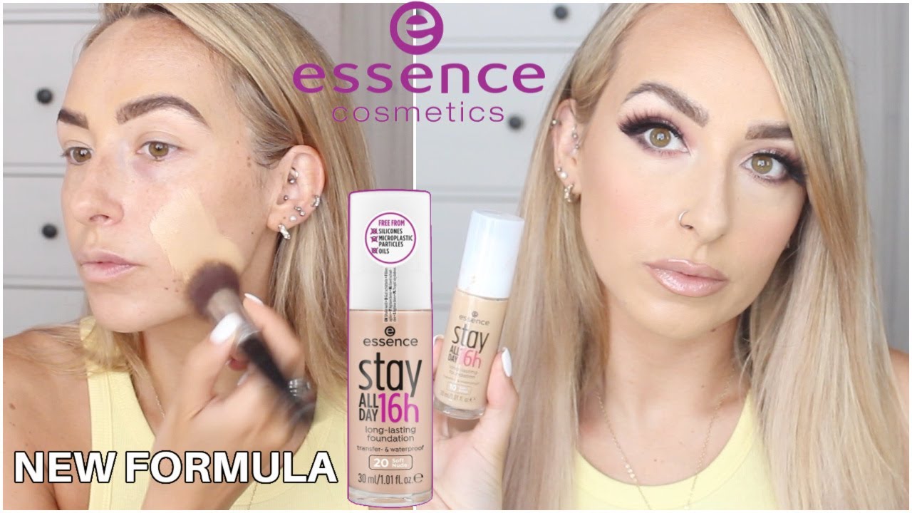 NEW!! Essence Stay All Day 16h Long-Lasting Foundation - 12h Wear Test on Super oily skin