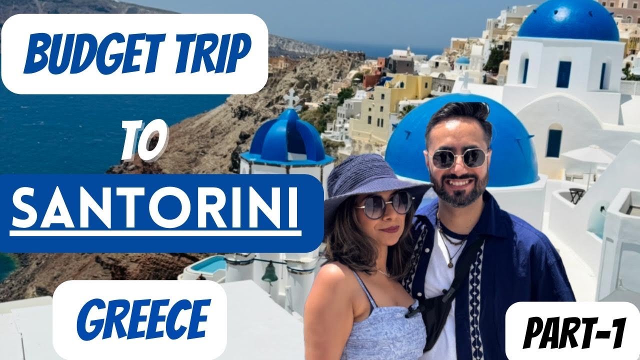 Budget Trip to Santorini 🇬🇷 | €2 Bus, Photo Spots | Blue Domes | Puri duniya me aisa kuch nhi dekha