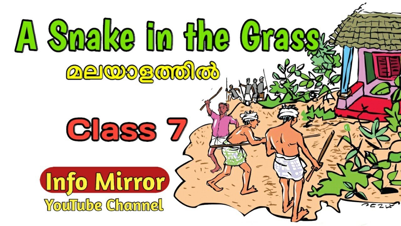 A Snake in the Grass || Malayalam Translation || Class 7 || ENGLISH || Video Class