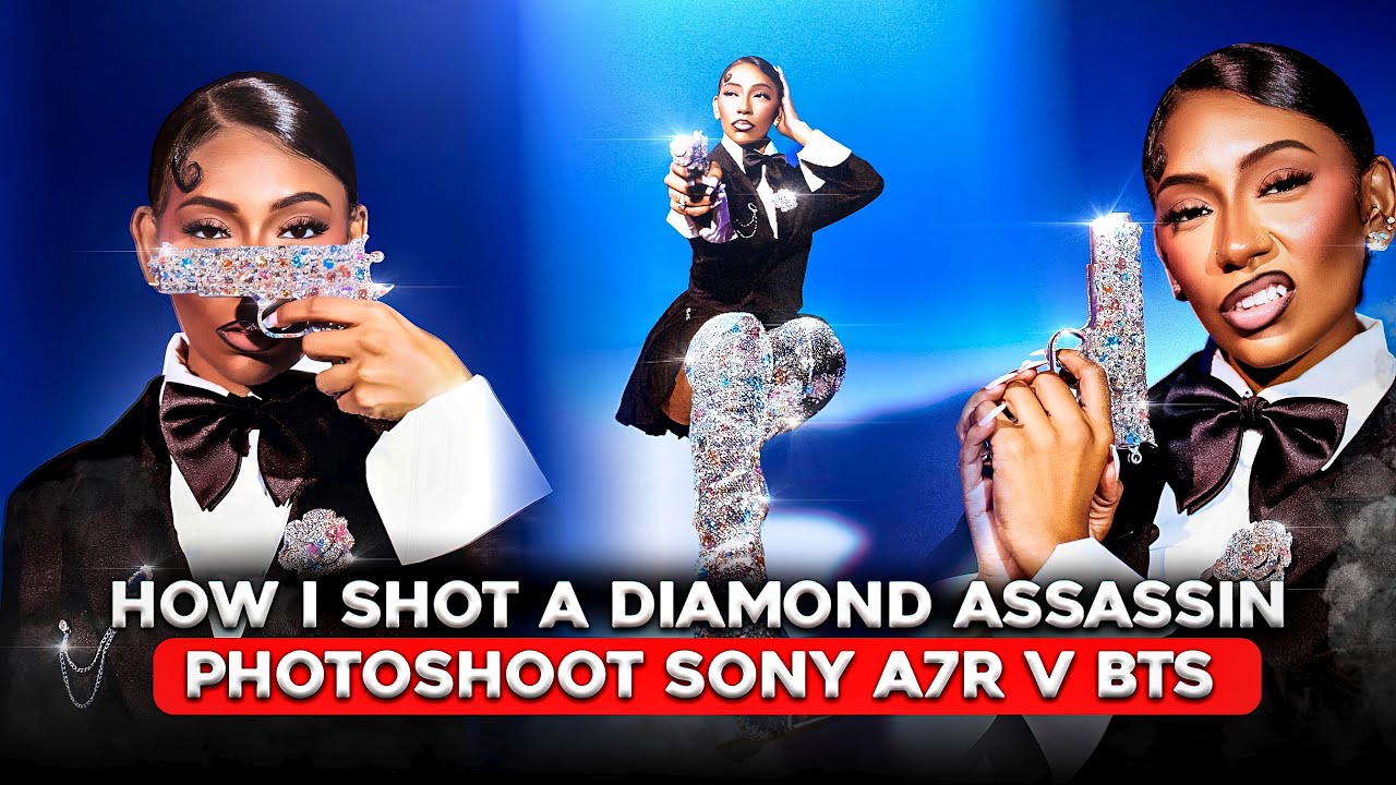 How I Shot a Diamond Assassin Photoshoot Sony A7R V BTS
