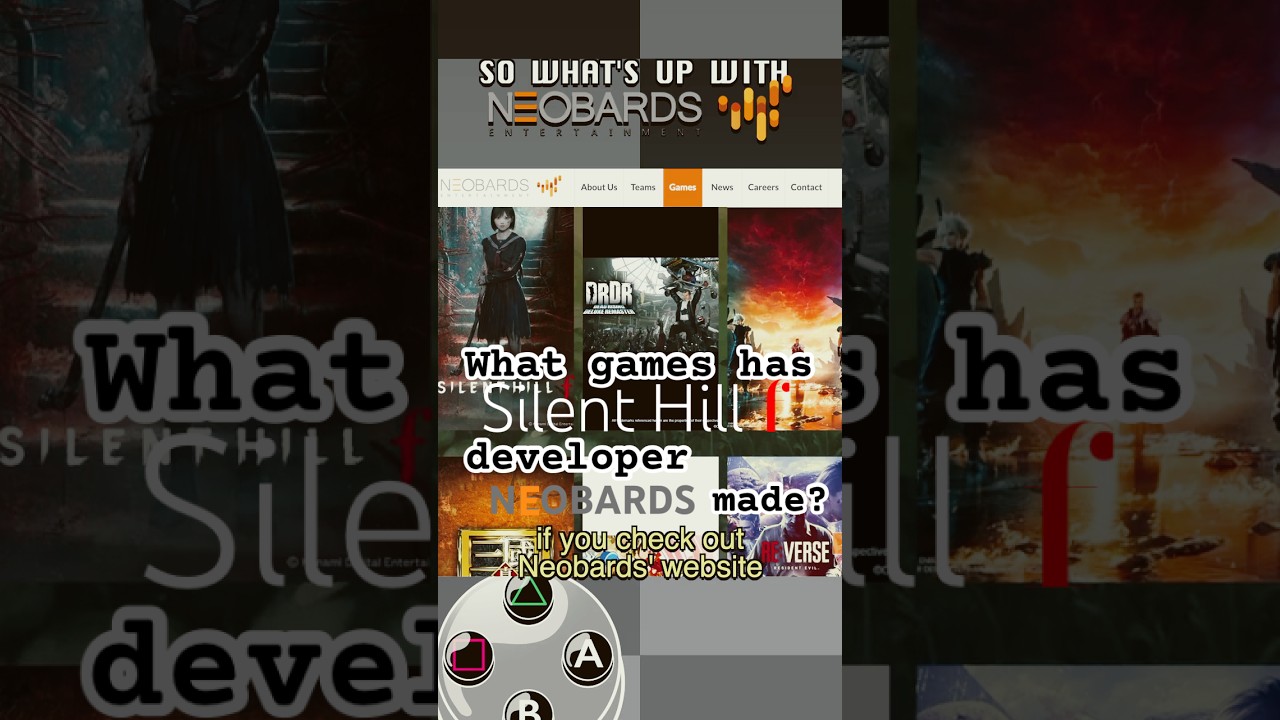 What games has Silent Hill f developer Neobards made?