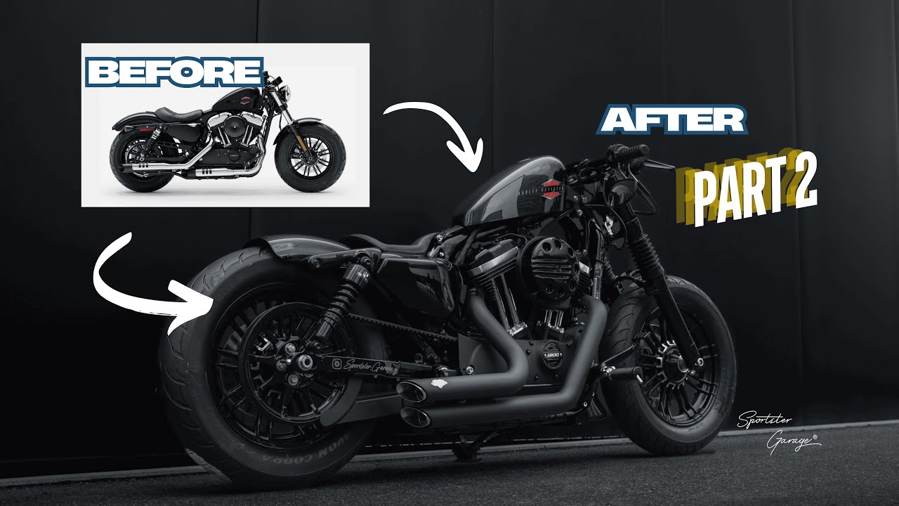 HOW TO BUILD A BOBBER HARLEY-DAVIDSON SPORTSTER I PART 2