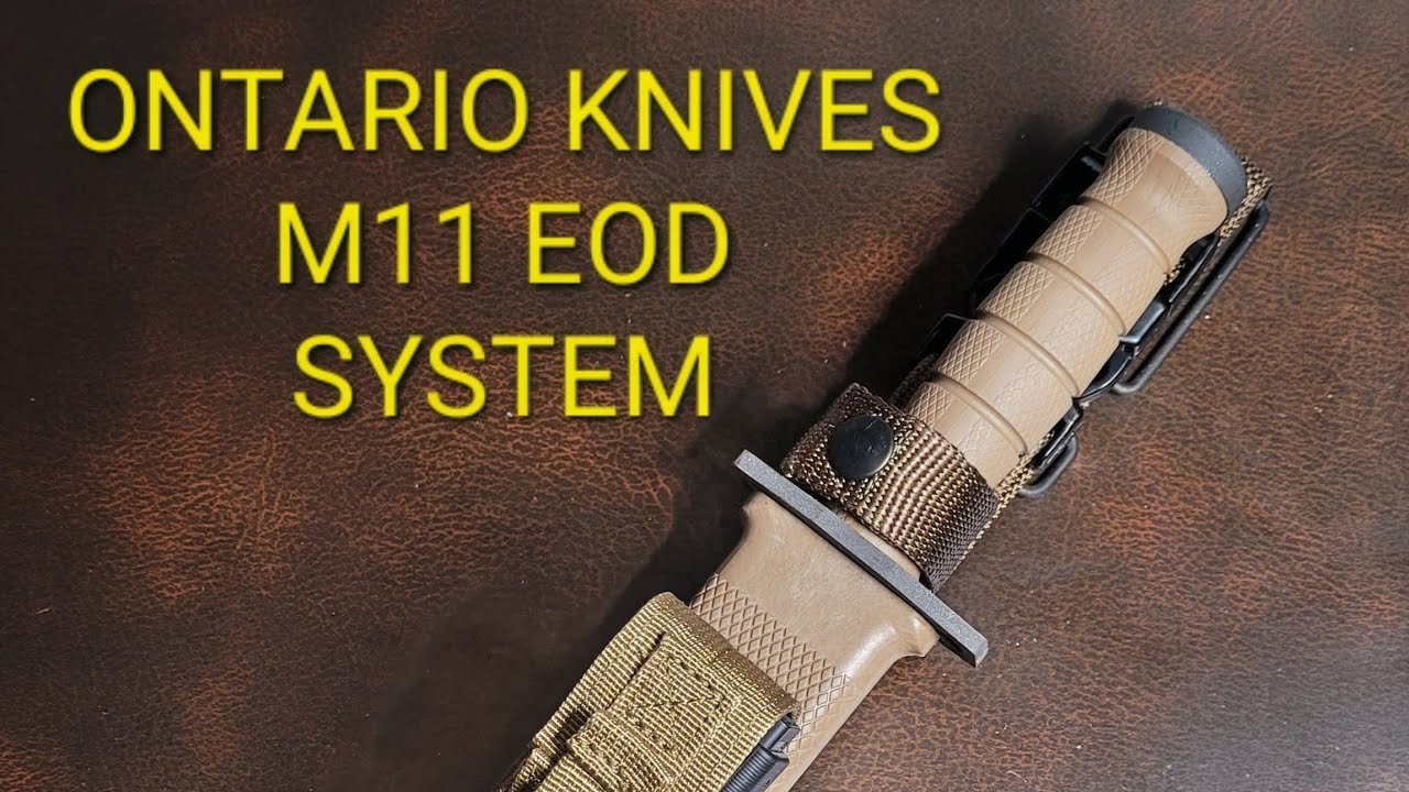 THE SHARPEST EDGE: ONTARIO KNIVES M11 EOD SYSTEM WITH GERBER EOD MULTI TOOL...