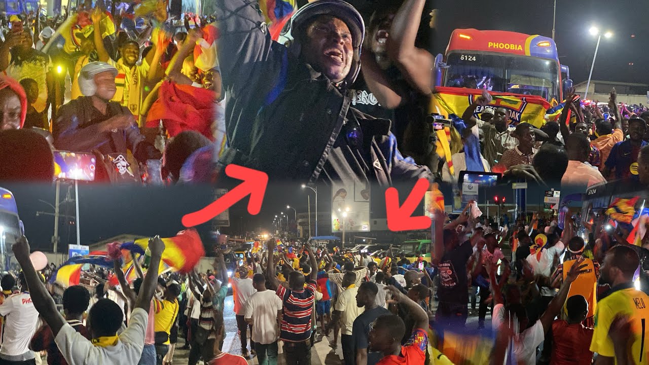 Wow!😮Watch how joyful  Hearts of Oak Left Baba Yara Stadium After Beating Kotoko 1-0With 10 Men 👏