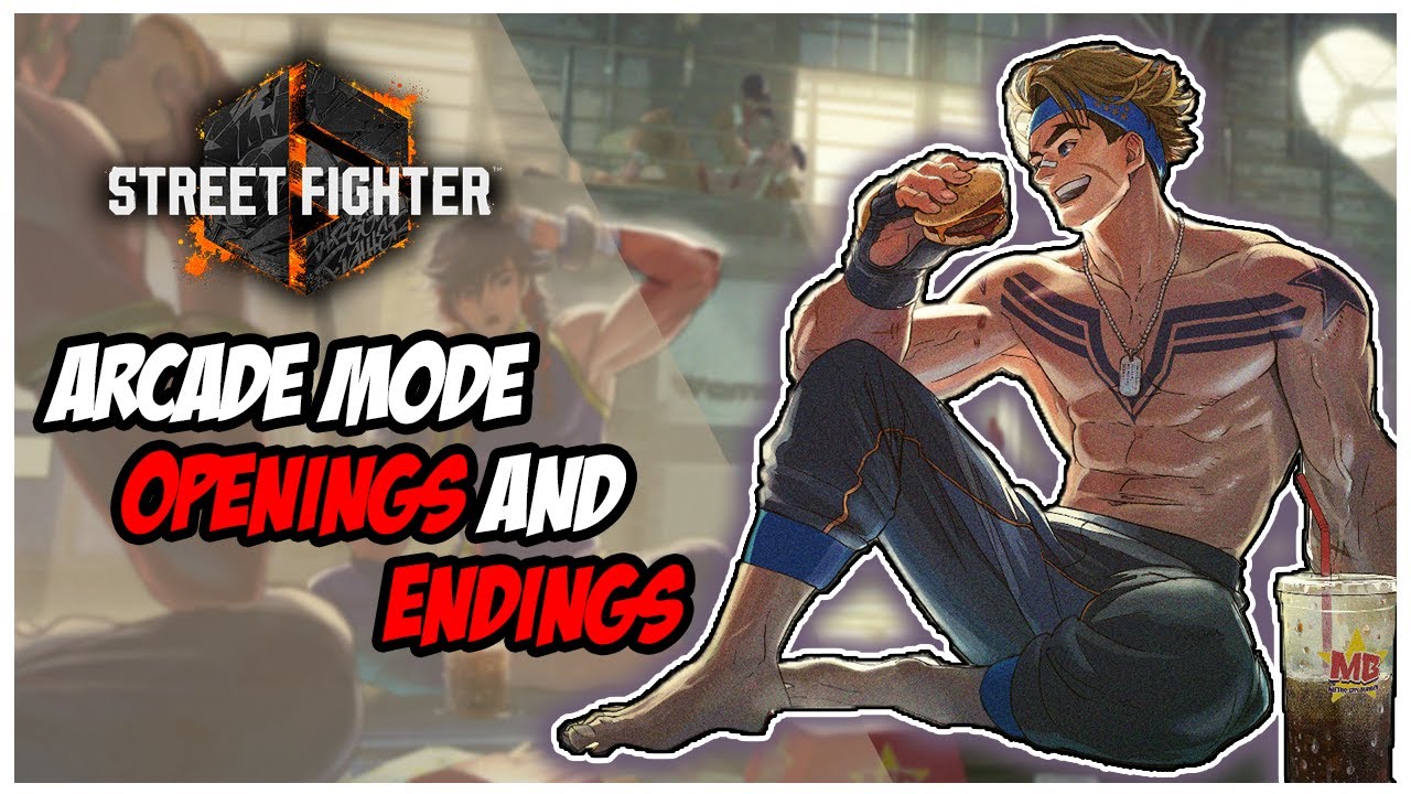 Street Fighter 6 Arcade Mode - All Openings And Endings Japanese Voices