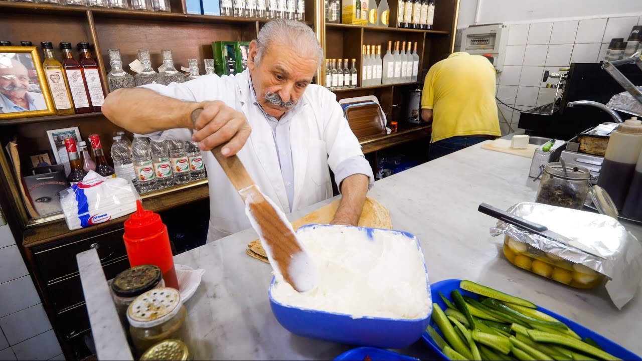 Middle Eastern Food - FAST COOKING SKILLS + Food Tour in Ancient Baalbek, Lebanon!