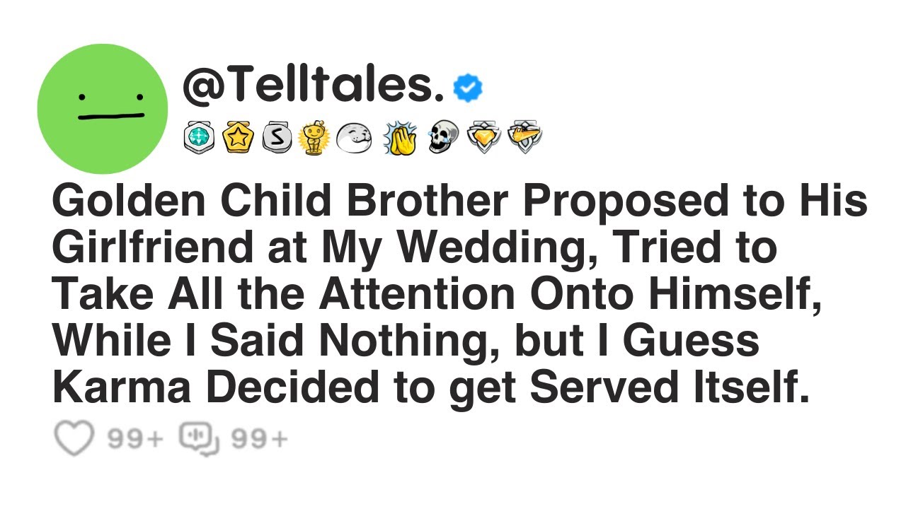 Golden Child Brother Proposed to His Girlfriend at My Wedding, Tried to Take All the Attention...