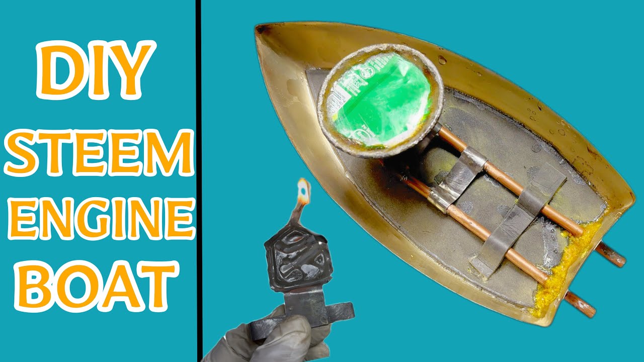 Mini Steam Engine Boat Build | Powerful & Simple DIY Tutorial