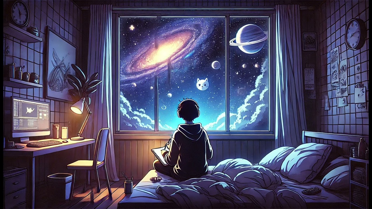 Stargazing Thoughts 🌌 | Chill Lofi to Reflect, Journal & Dream