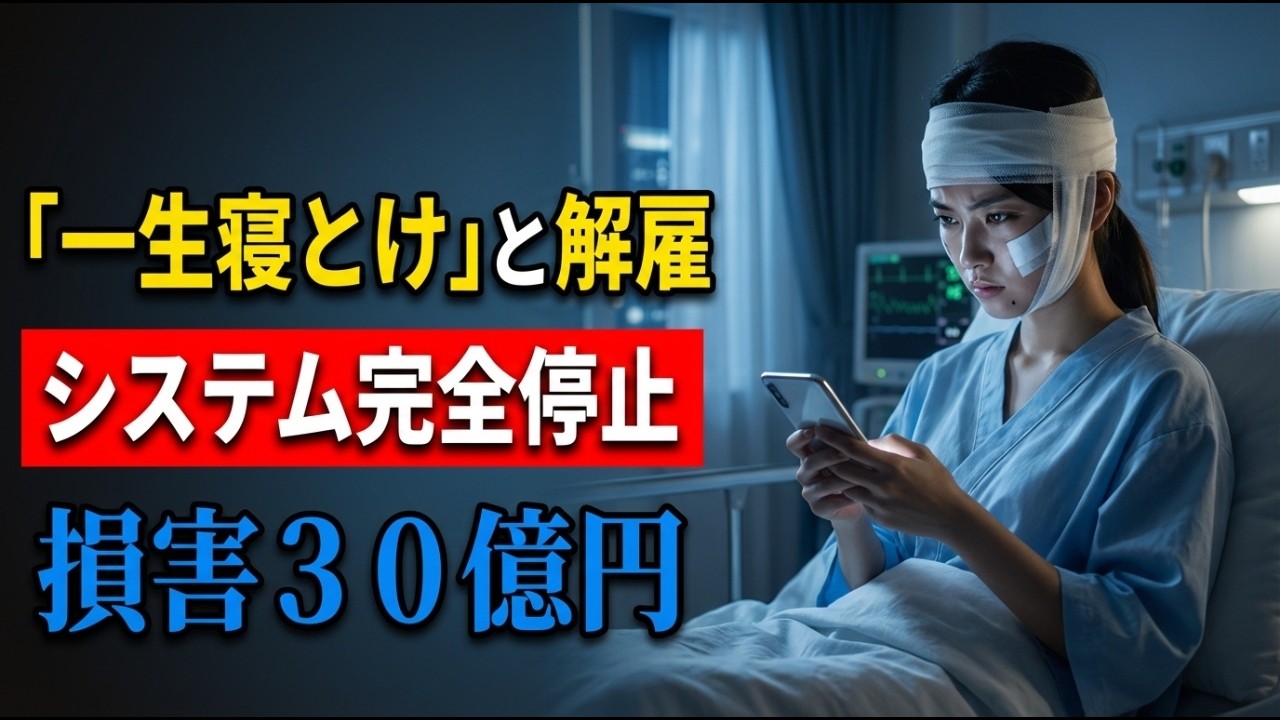 「クビにしとくから一生寝とけw」私だけが社内システムを管理している特許技術者と知らず、事故に遭い入院報告をすると嘲笑い見下す部長―「承知しました」そのまま退職し完全に着信拒否した結果