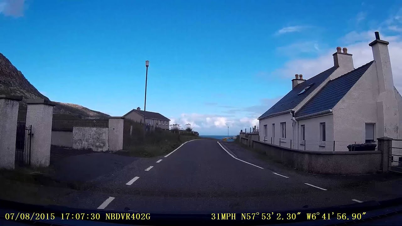 Tarbert to Scalpay Dashcam, Isle of Harris