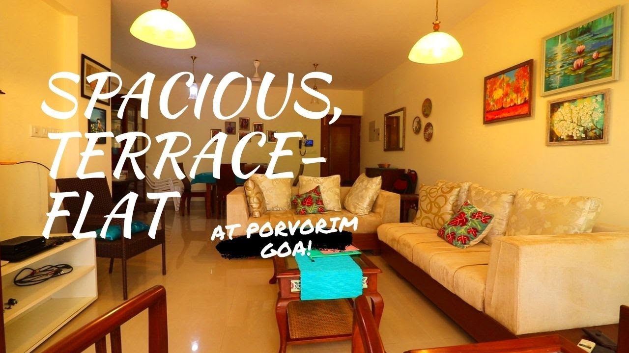 SOLD!! 2Bhk 168sqmt flat with terrace in Porvorim, North-Goa. (SRE4477G)