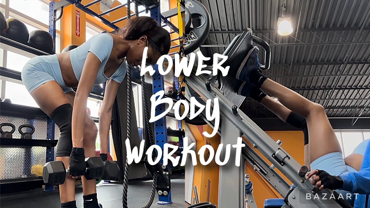 LOWER BODY GYM WORKOUT | Quads & Glute Focused🍑