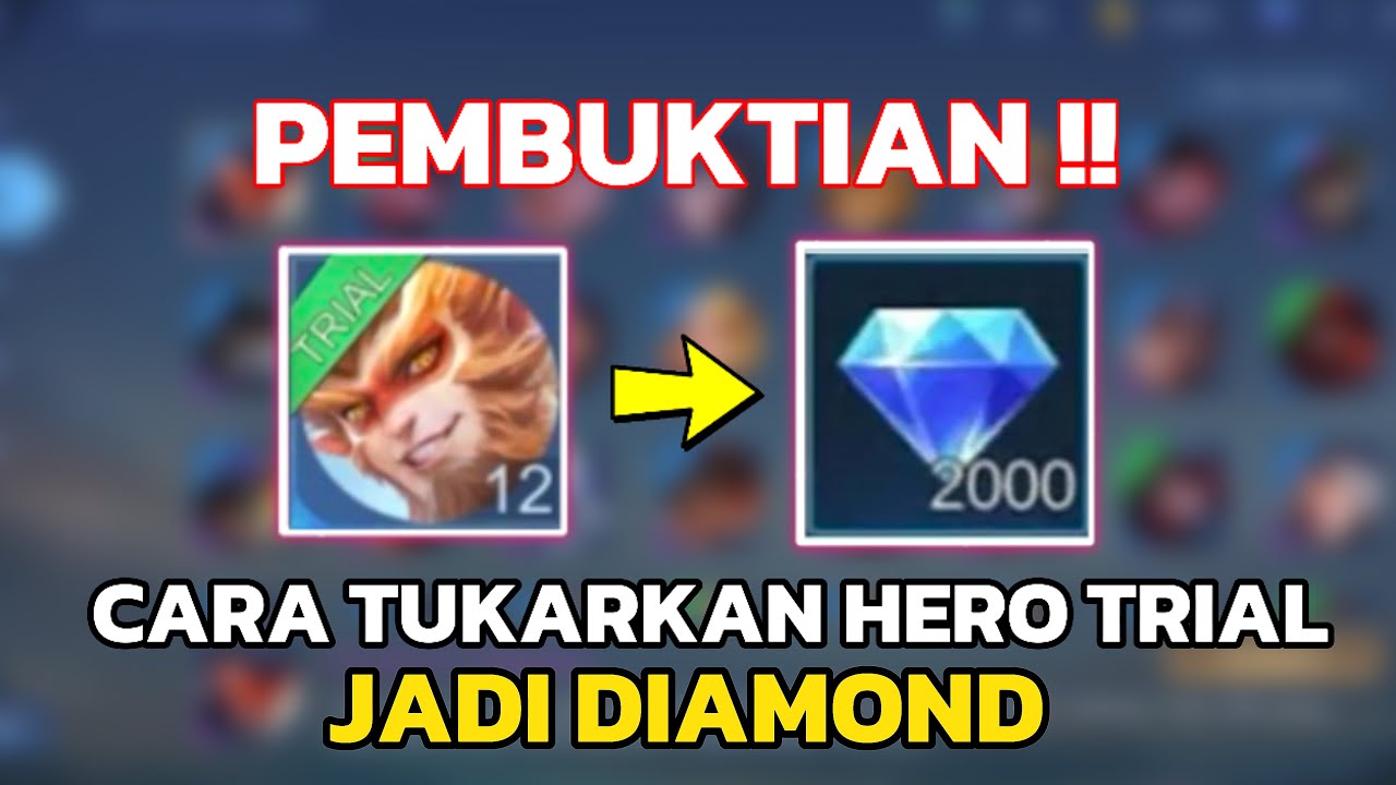PEMBUKTIAN BUG ML !! CARA MENUKARKAN HERO TRIAL MENJADI DIAMOND