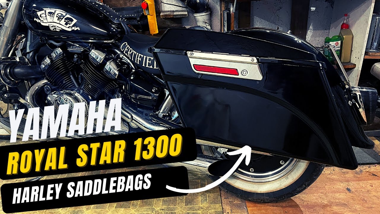 HARLEY SADDLEBAGS ON YAMAHA ROYAL STAR