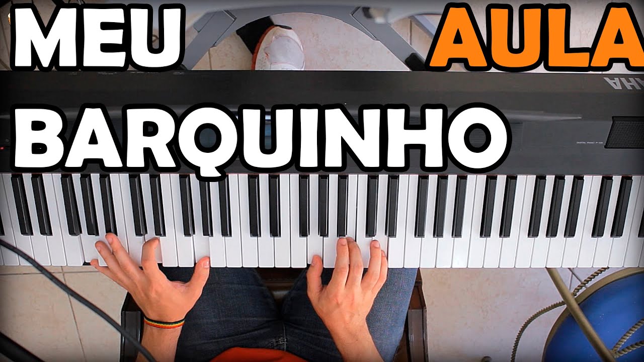 Aula de Teclado Gospel - Música fácil MEU BARQUINHO - Gisele Cristina