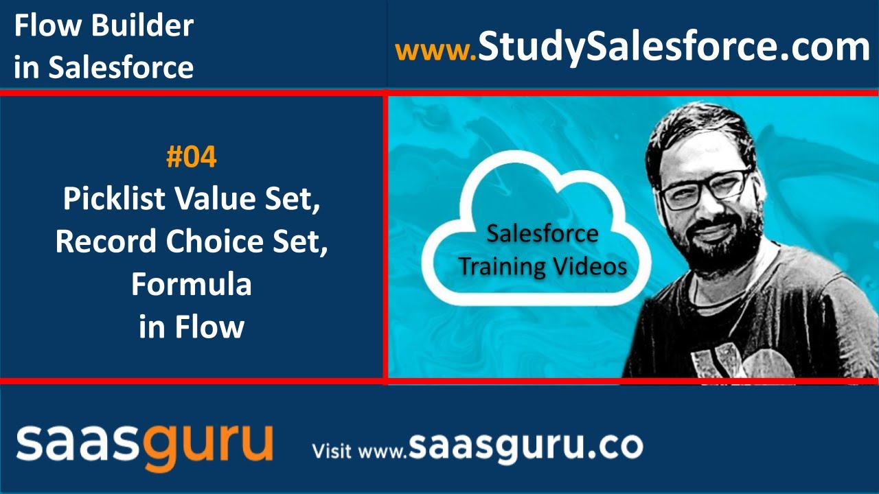 04 Use of Picklist Value Set, Record Value Set and Formula in Flow | Salesforce Training Videos