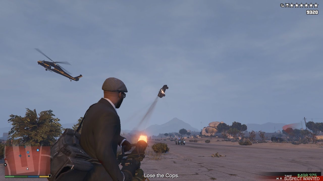GTA V Fleeca Bank Heist Bloodbath + Six Star Wanted Level Escape(RDE 3.1.7 Expansion)
