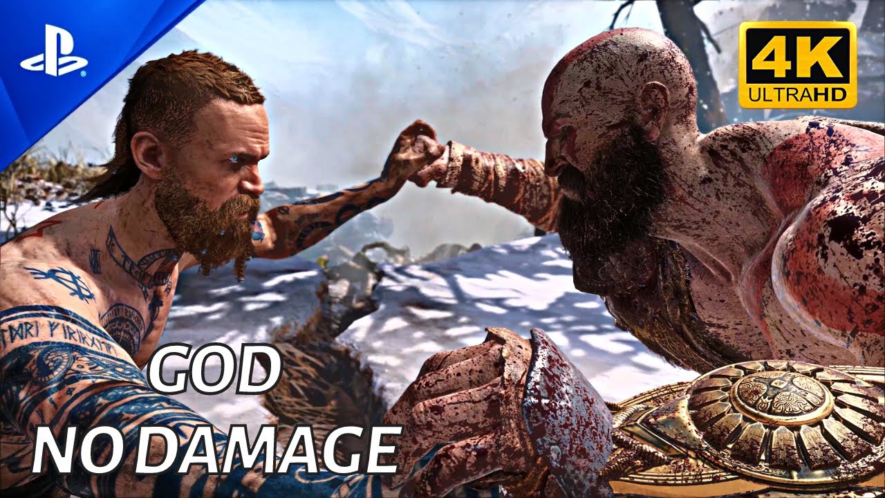 God of War - The Stranger Boss Fight ( No Damage / GMGOW / NG )