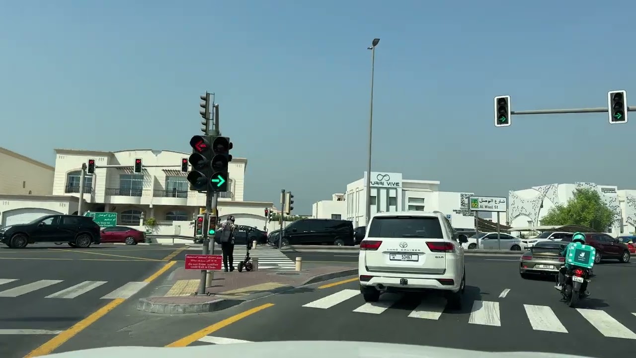 Dubai Mall 🛍️ to Satwa 🚗 Scenic Road Trip | Dubai Streets in 4K 🌆 4 November 2025