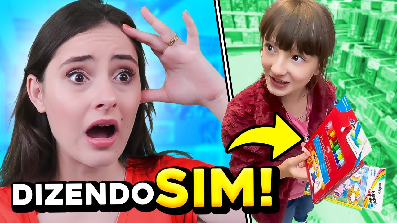 Dizendo SIM PRA TUDO que a Milena pediu no shopping!!! I Falaidearo