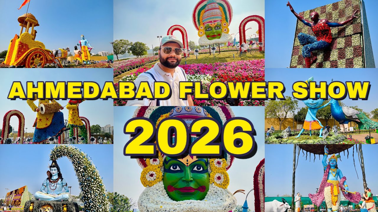 Ahmedabad Flower Show 2026 | Riverfront Flower Show 2026 🌸 | Sachin Modi