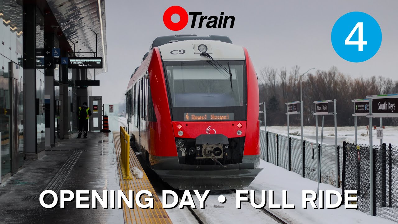[OPENING DAY] Ride on O-Train Line 4 Airport • Alstom Coradia LINT