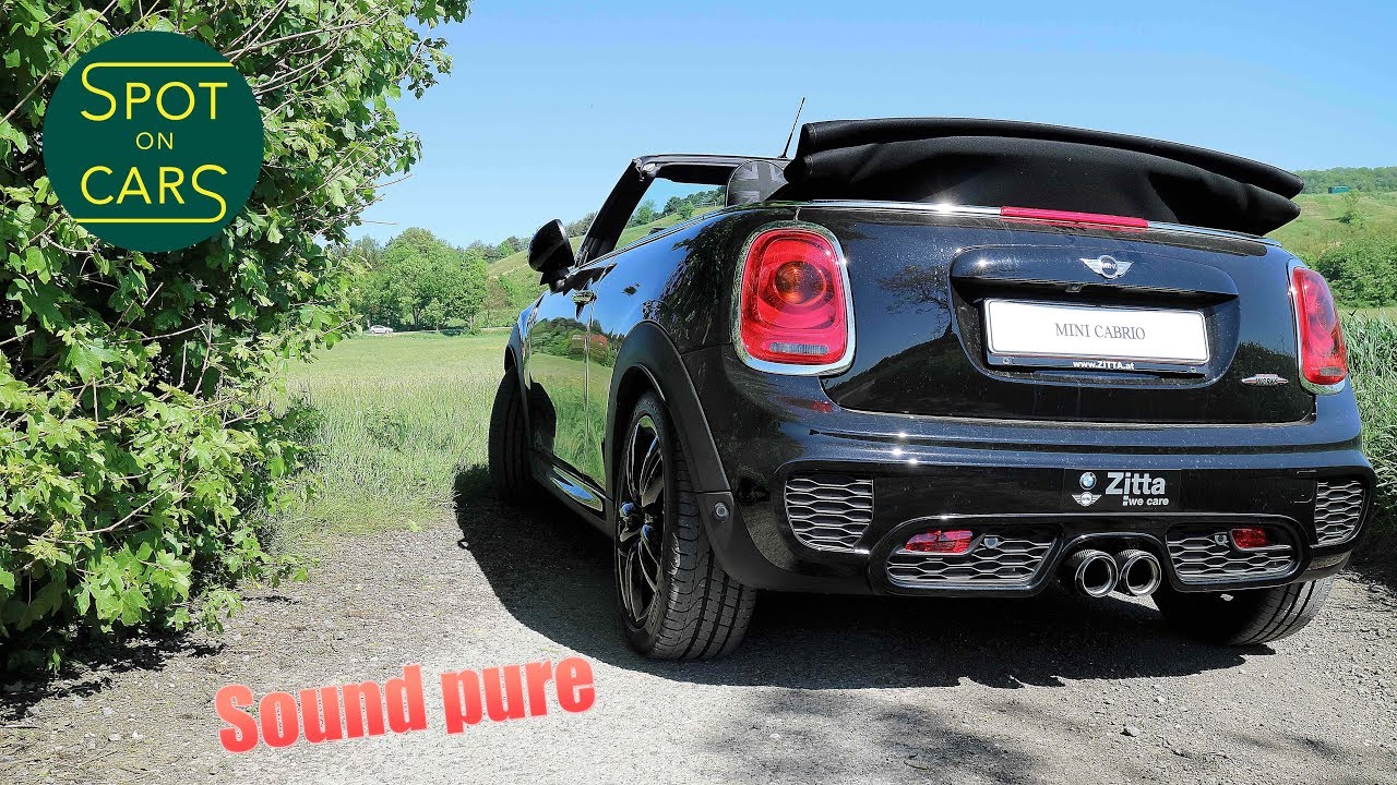 MINI JCW Cabrio F57 Automatic JCW Kit SOUND pure Klappenauspuff GoPro drive