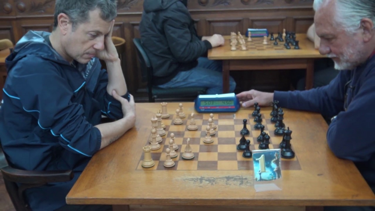 Ajedrez blitz Argentin 2019 MI Guillermo Llanos - Gerardo Arraga (1925)