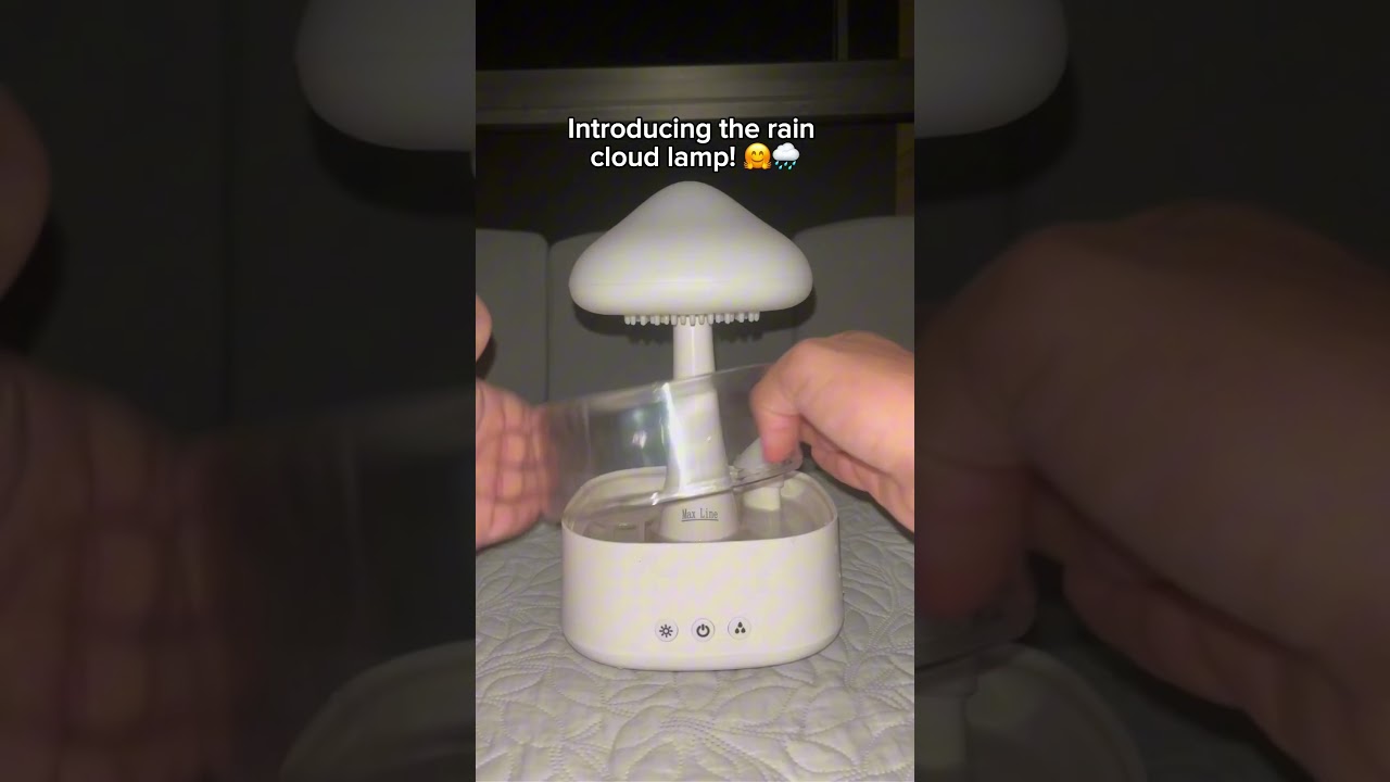 Introducing the mushroom lamp 🍄🌧️