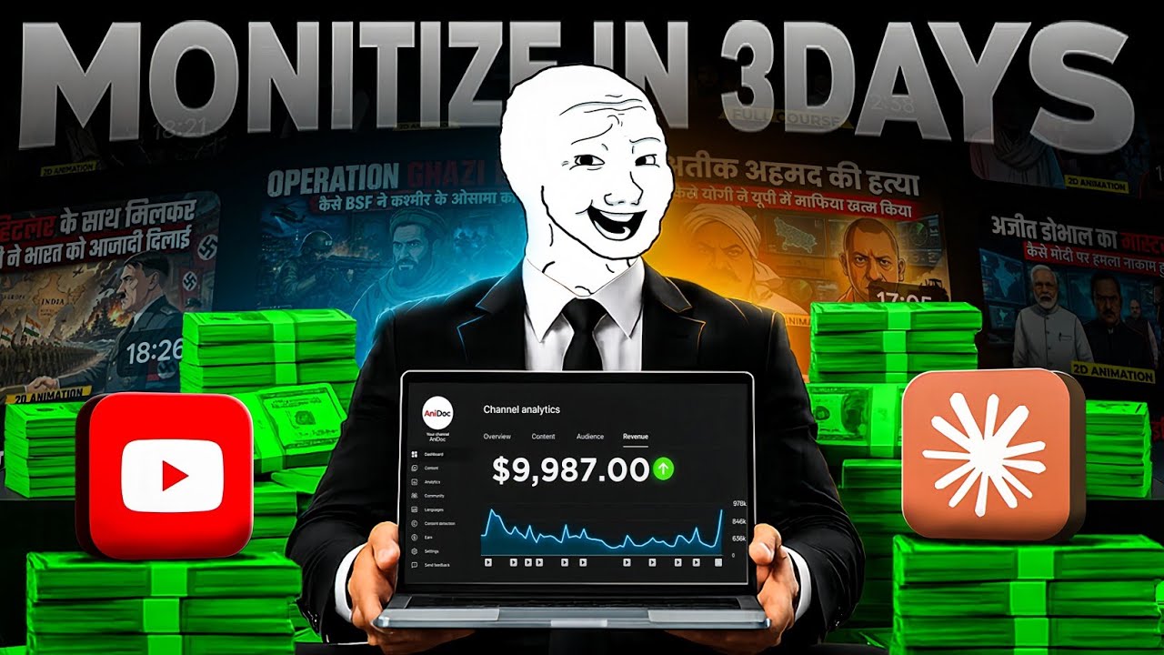 Claude Ai + YouTube = $9,987/Month (FREE Plan) | Create Viral 2D Documentary Videos