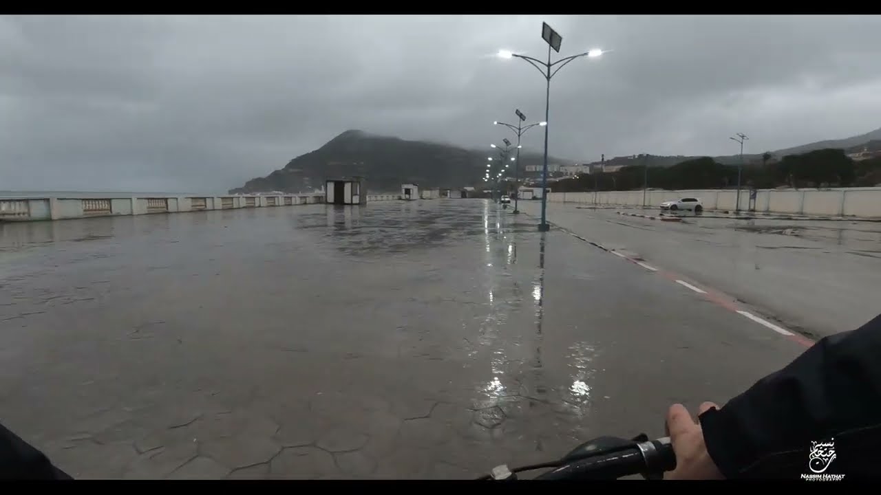 جولة  بالدراجة الهوائية تحت تساقط للأمطار بني حواء 2024 |Riding bicycle under rain Beni Haoua 2024