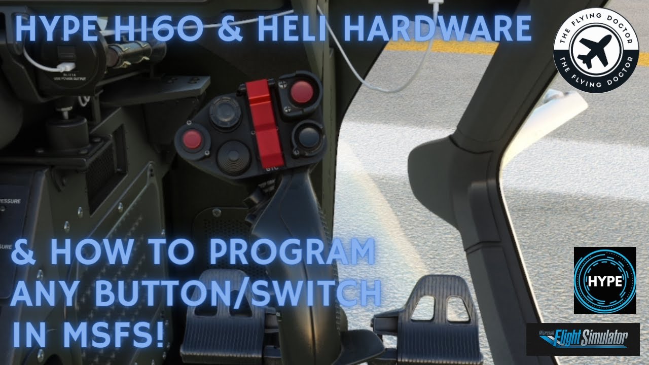 NEW HPG H160 - Tutorial 2: Hardware options & walkthough for any button/switch/movement in MSFS