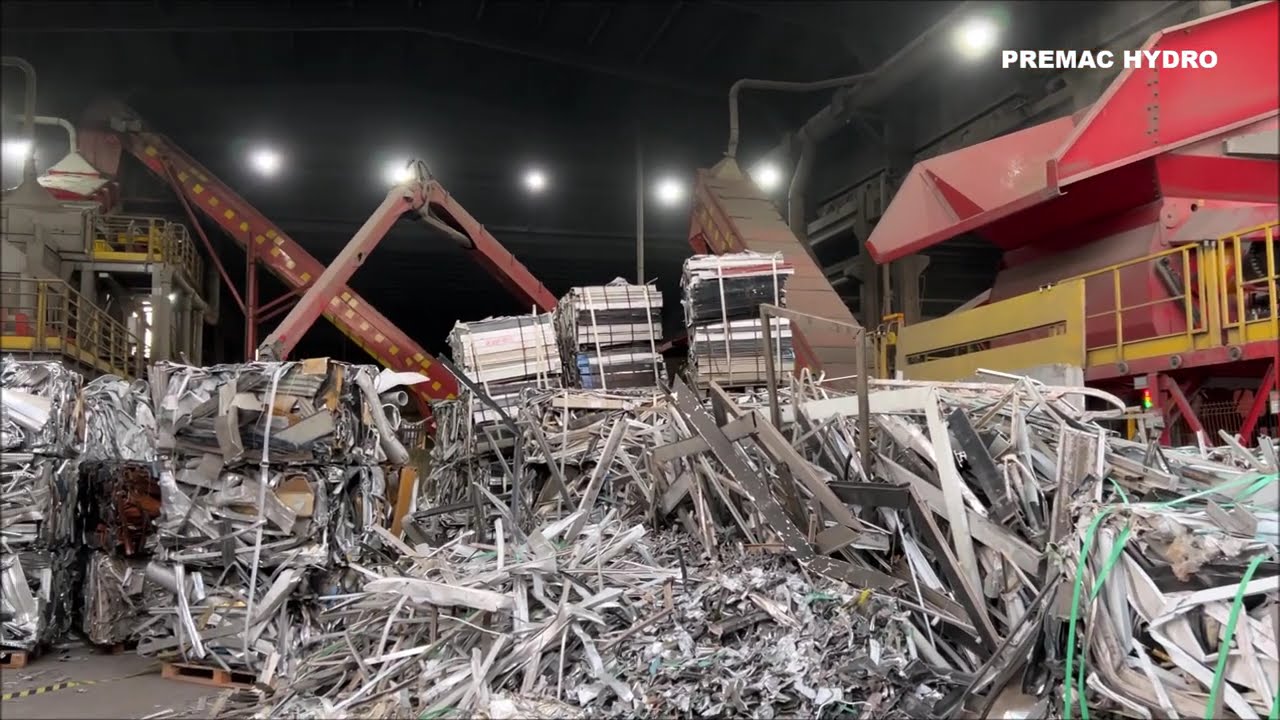 Aluminum shred line