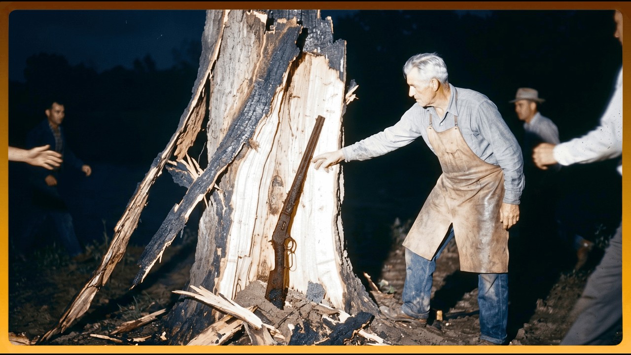 Lightning Split the Tree, Revealing a 56-Year-Old Secret... The Gunsmith Opened the Ledger and Froze