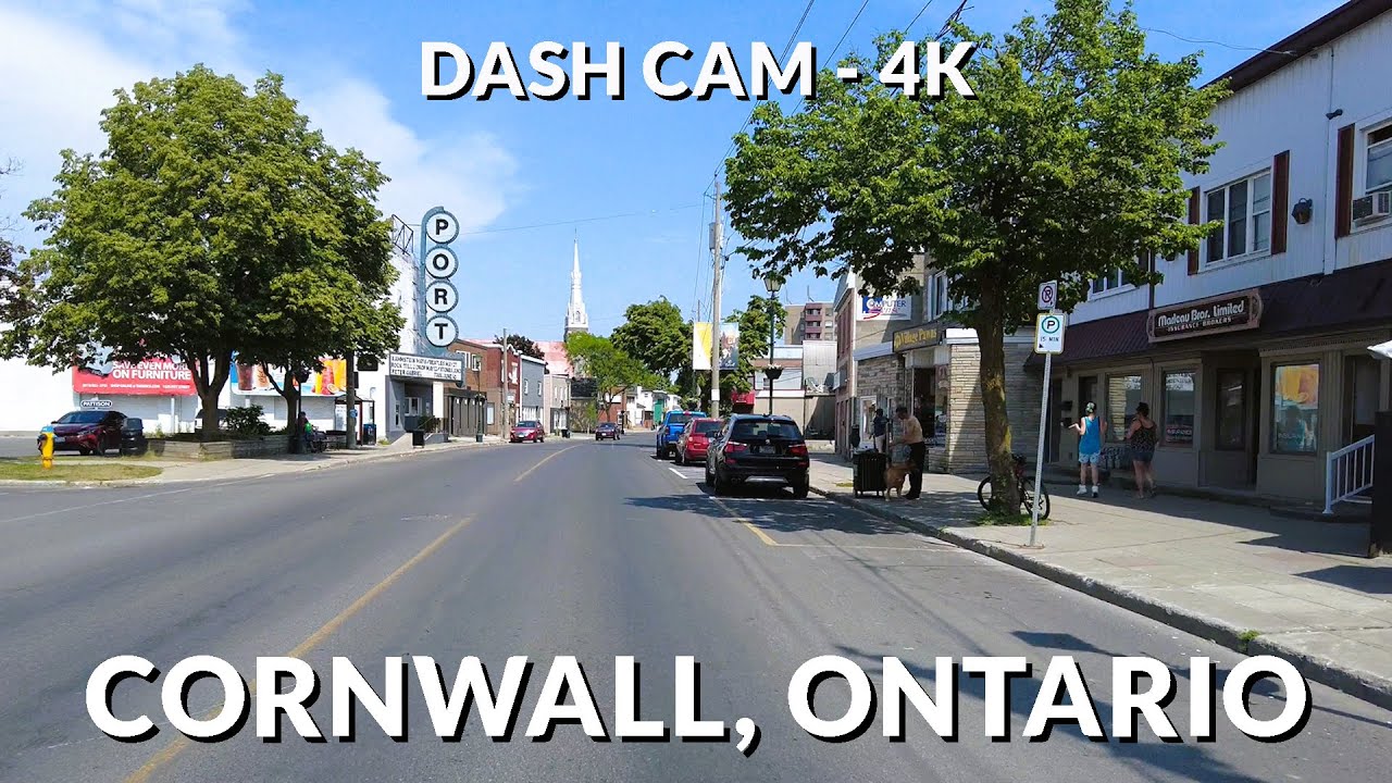 🚗 Cornwall, Ontario 🌳4K Drive