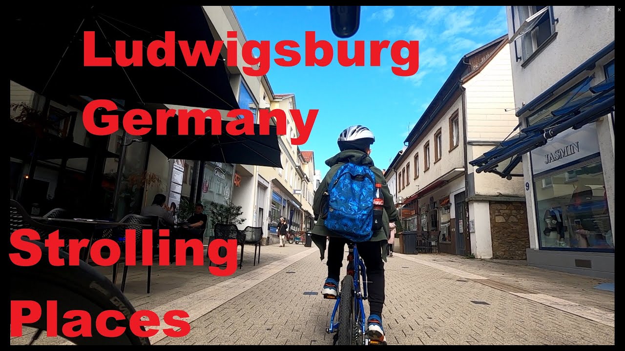 Fall Vibes Cycling city stroll Ludwigsburg Germany with Relaxing lofi music