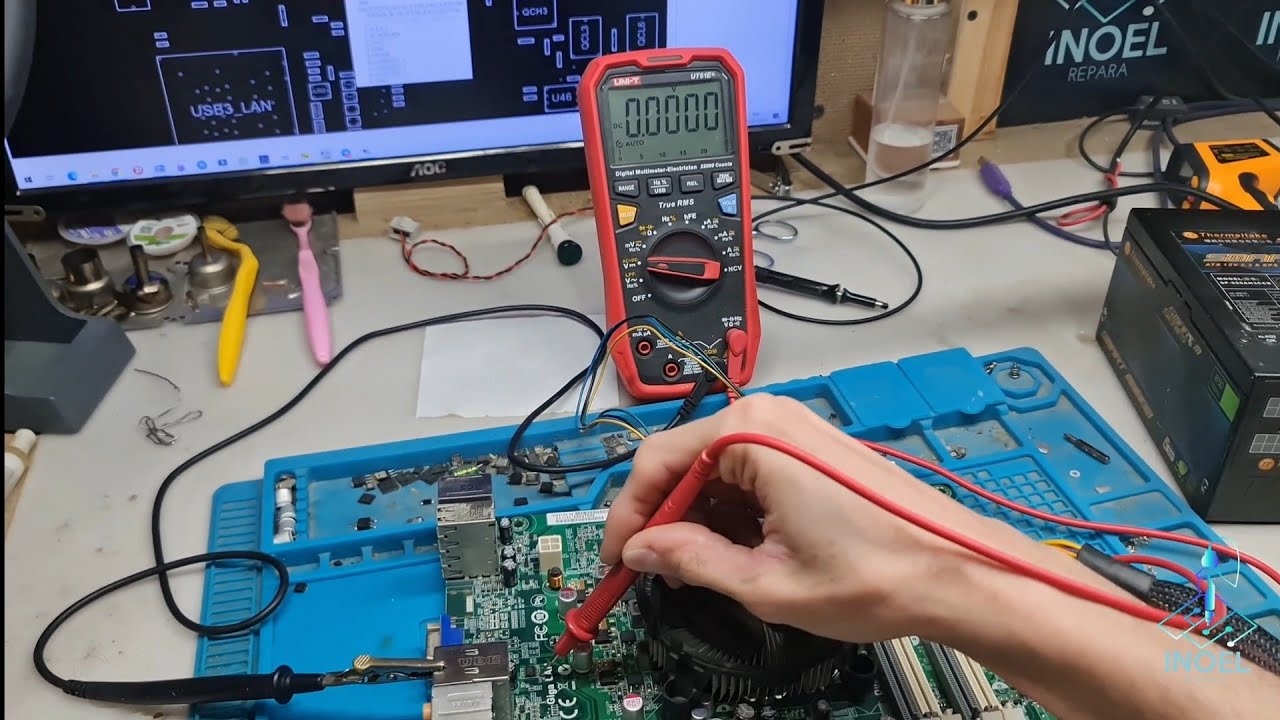Ремонт платы H77H2-EM, которая не включается
