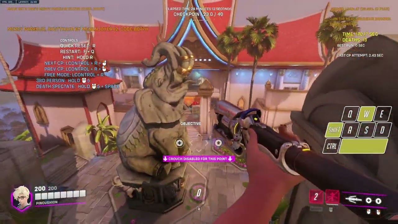 Ayutthaya by Menenjoyer42 (BB77H) - OW2 || Mercy Parkour