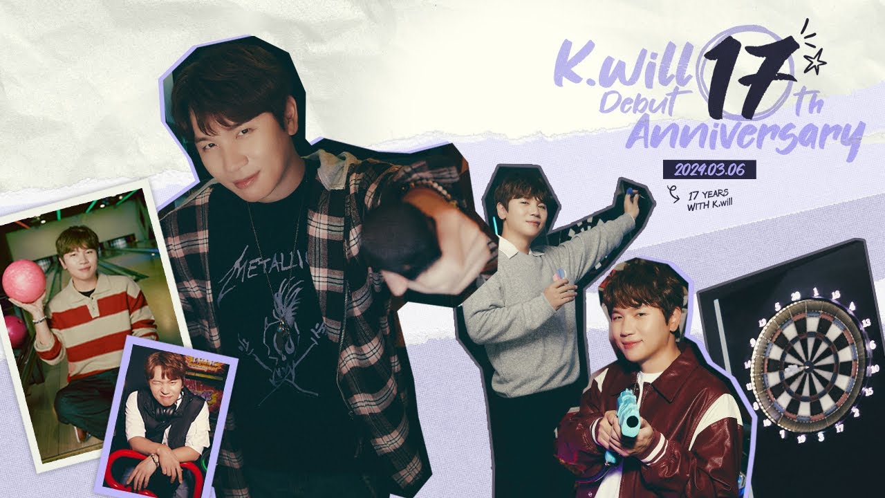 K.will Debut 17th Anniversary💜