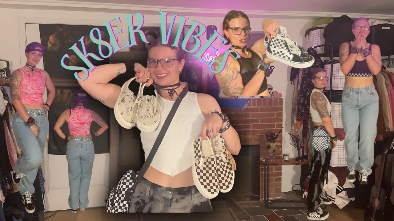 SKater Girl AESTHETIC OUTFITS*PUNK y2k street style MIX